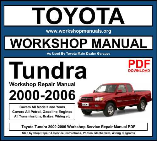 2000 tacoma repair manual