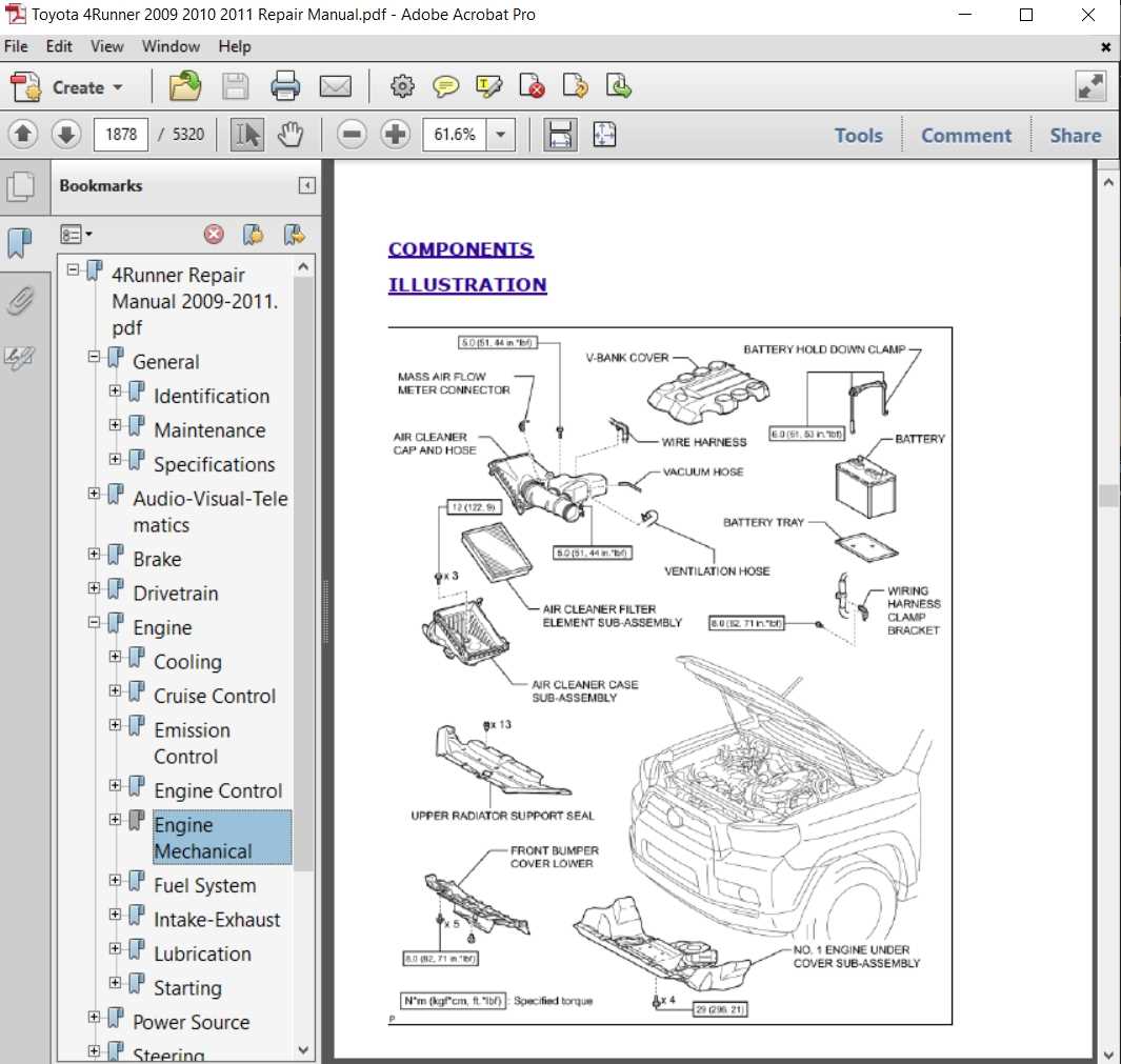 2001 4runner repair manual