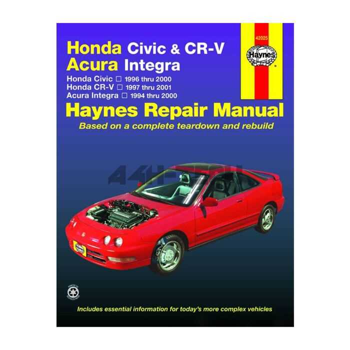 2001 acura integra repair manual