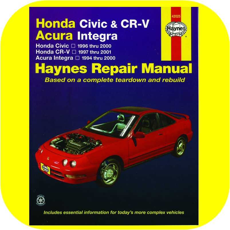 2001 acura integra repair manual