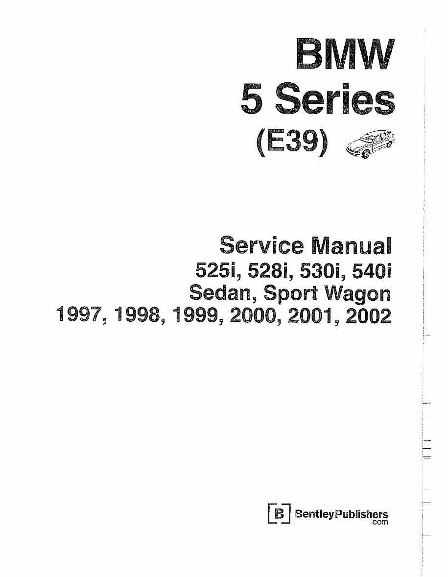 2001 bmw repair manual