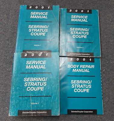 2001 chrysler sebring repair manual