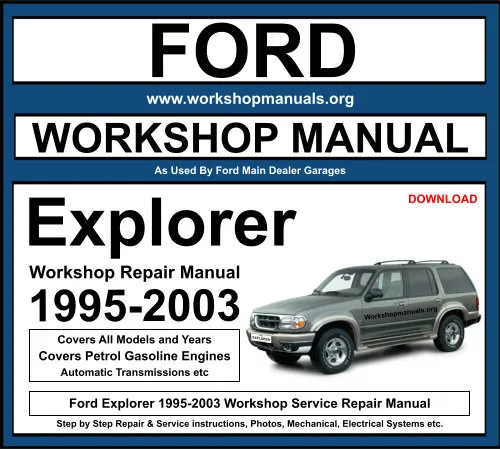 2001 ford explorer repair manual