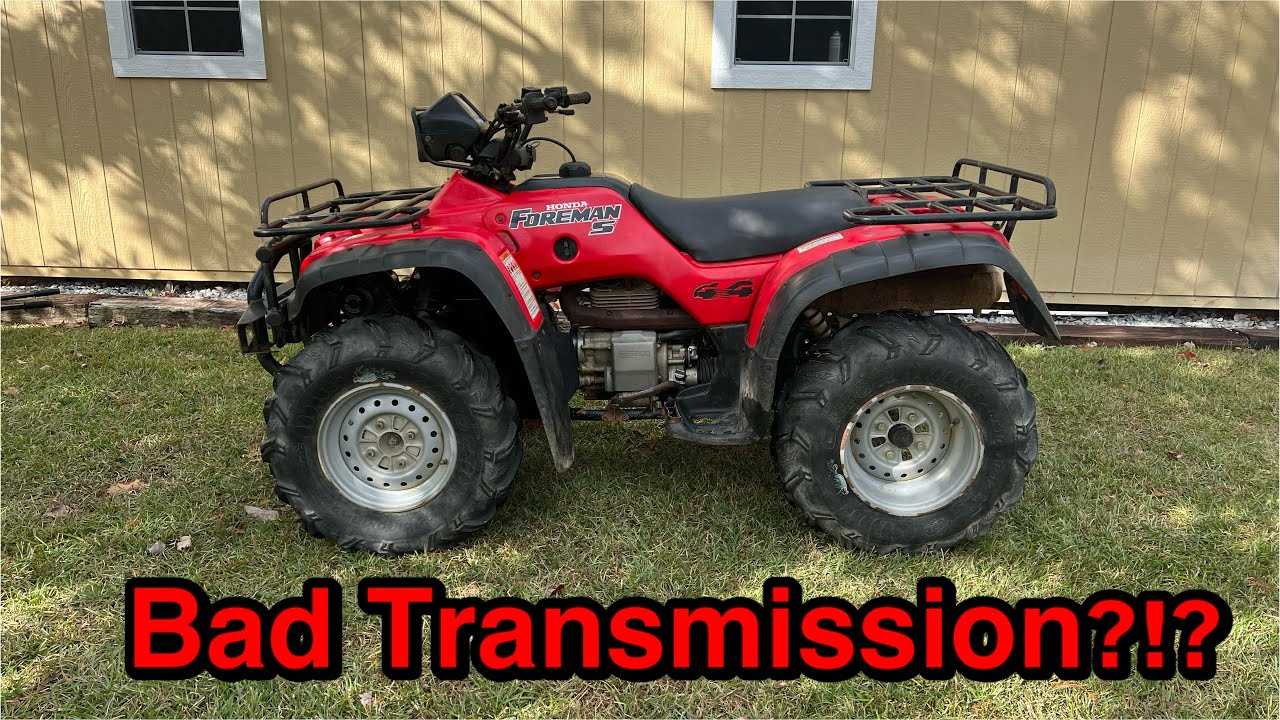 2001 honda foreman 450 repair manual