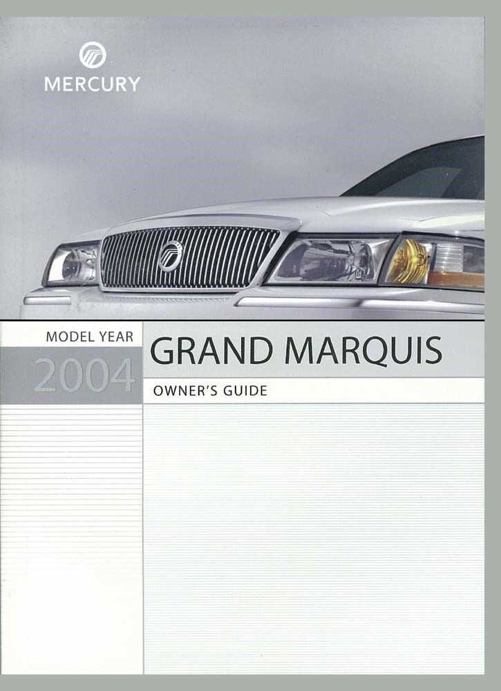 2001 mercury grand marquis repair manual