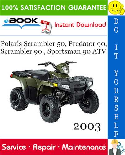 2001 polaris scrambler 90 repair manual