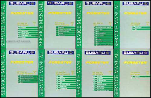 2001 subaru forester repair manual