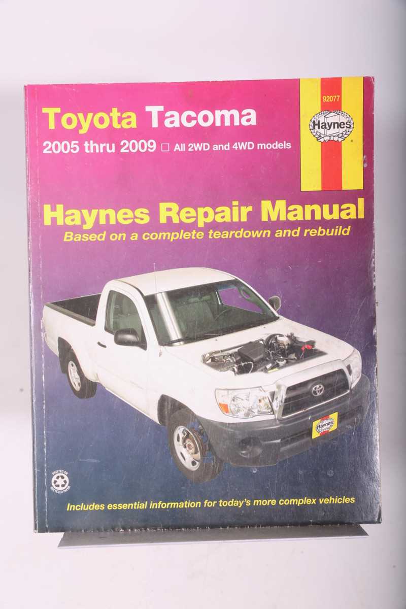 2001 tacoma repair manual