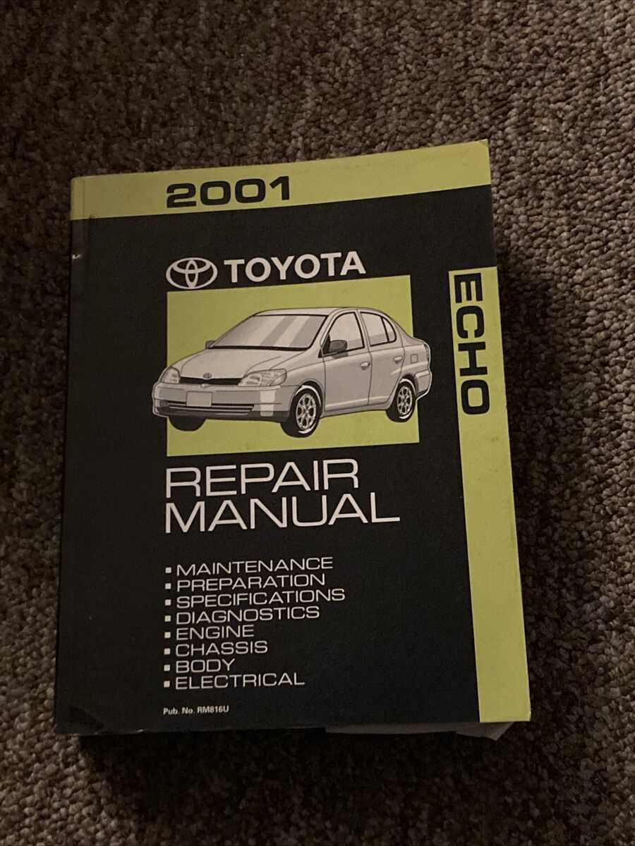 2001 toyota echo repair manual