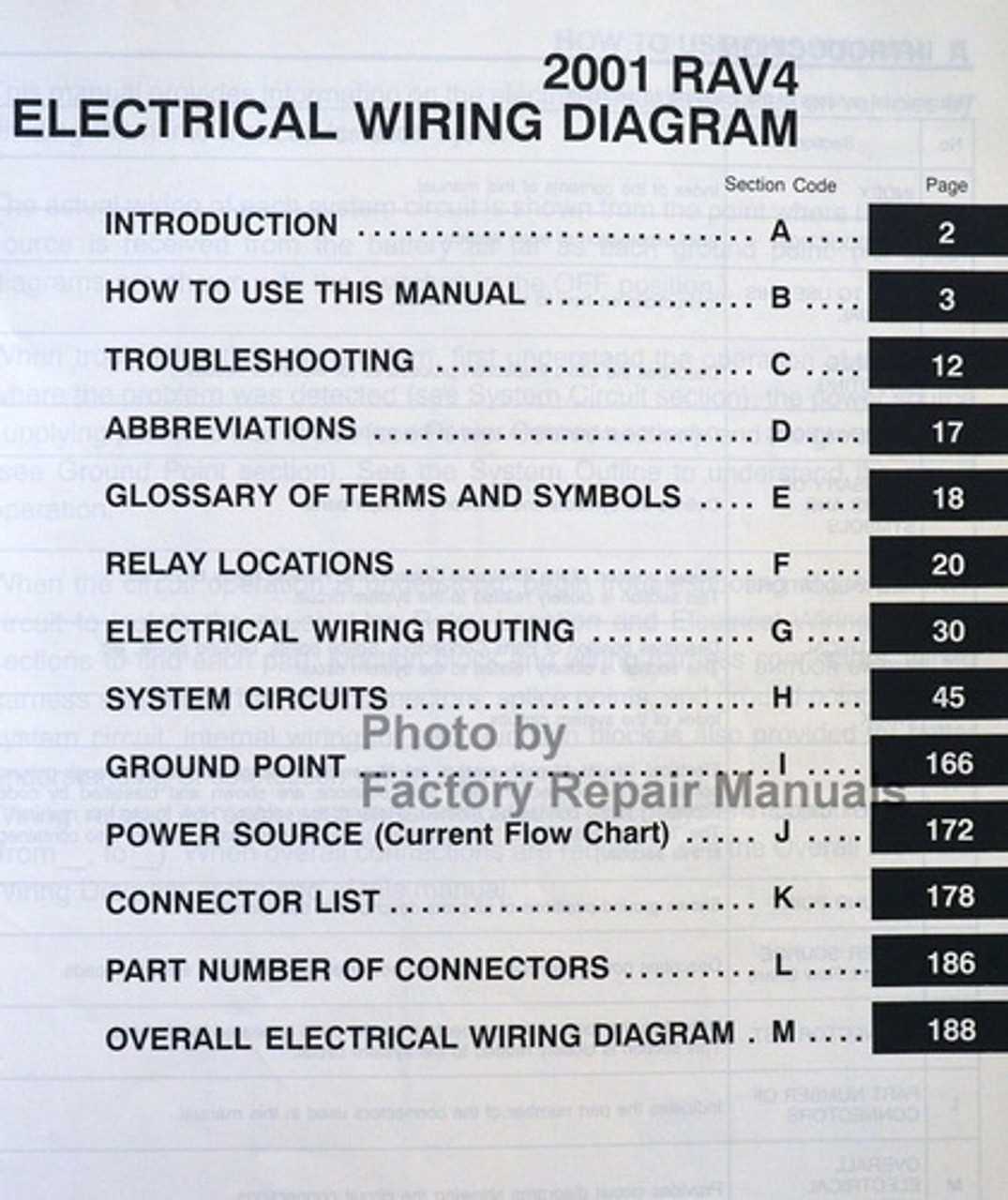 2001 toyota rav4 repair manual