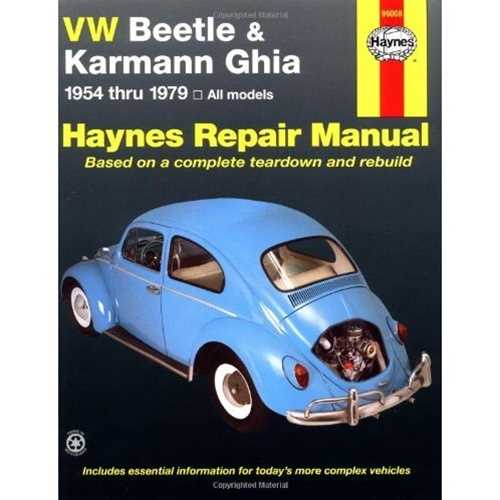 2001 vw beetle repair manual