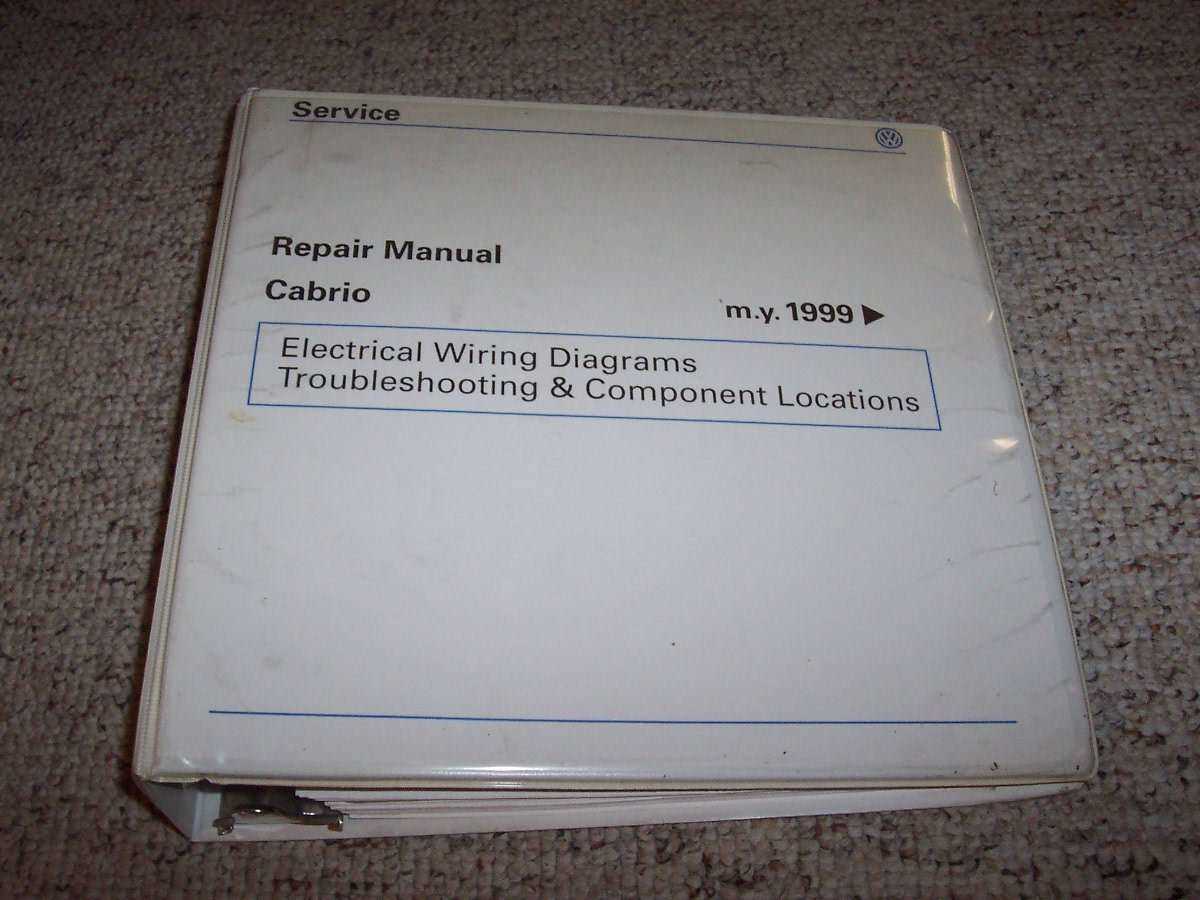 2001 vw cabrio repair manual