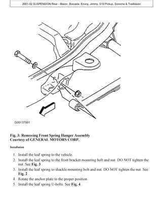 2001 chevy blazer repair manual