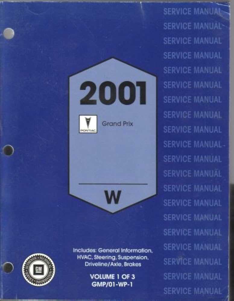 2001 grand prix repair manual