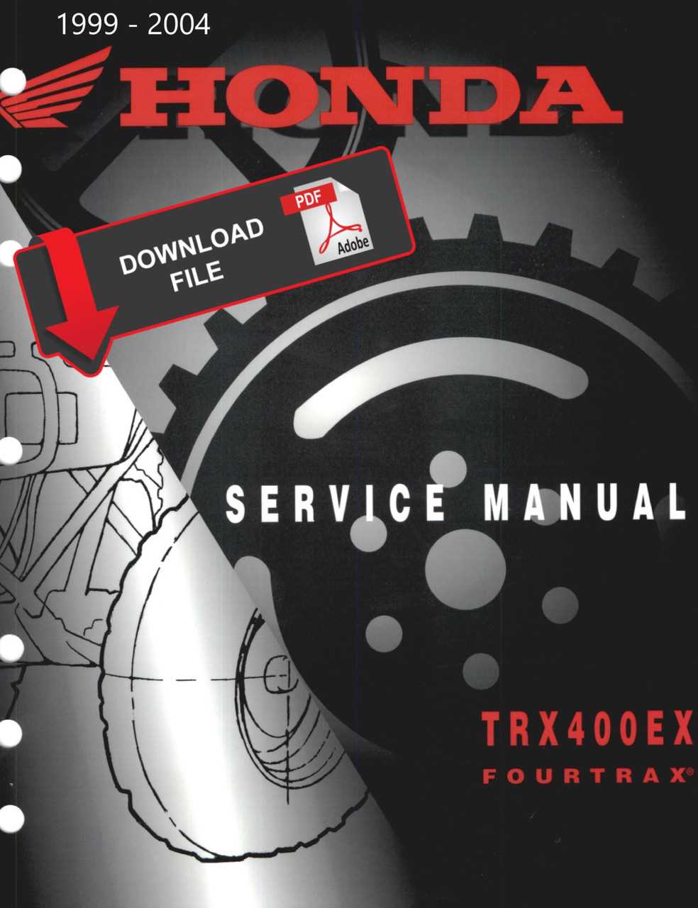 2001 honda 400ex repair manual