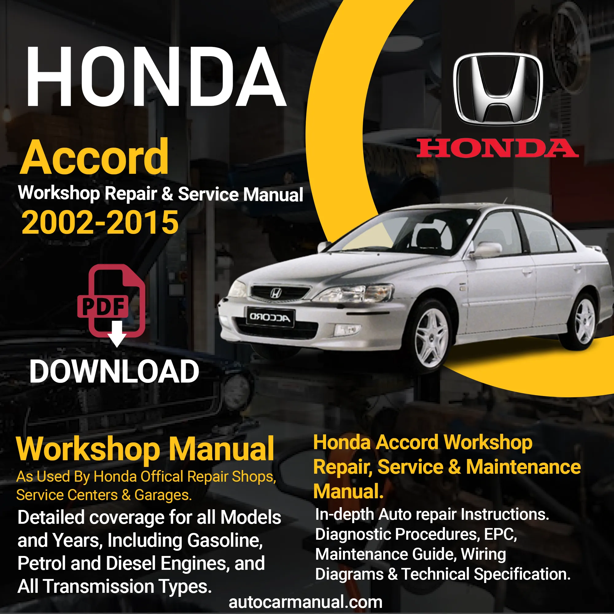 2001 honda accord repair manual