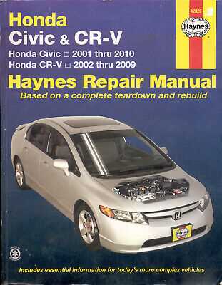 2001 honda civic repair manual