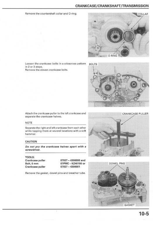 2001 honda recon repair manual