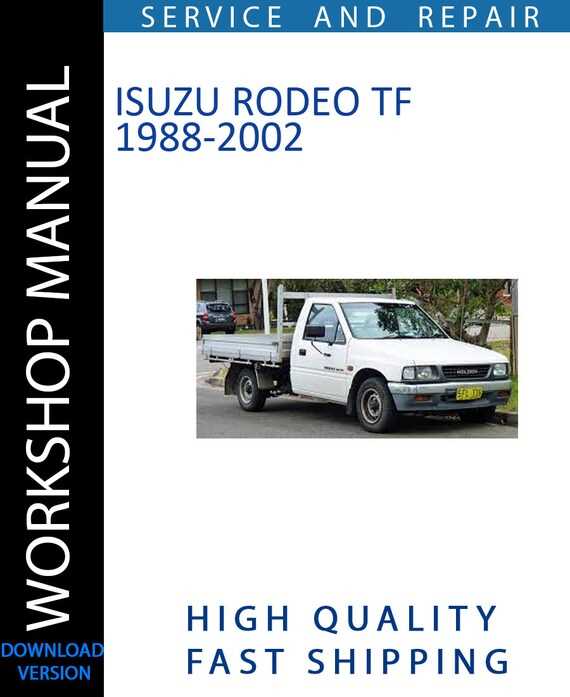 2001 isuzu rodeo repair manual