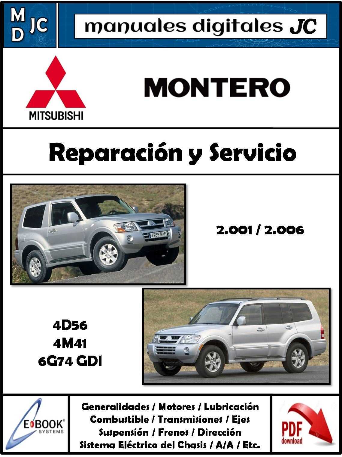 2001 mitsubishi montero sport repair manual