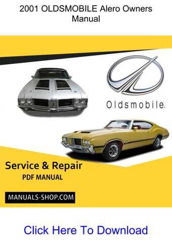 2001 oldsmobile alero repair manual