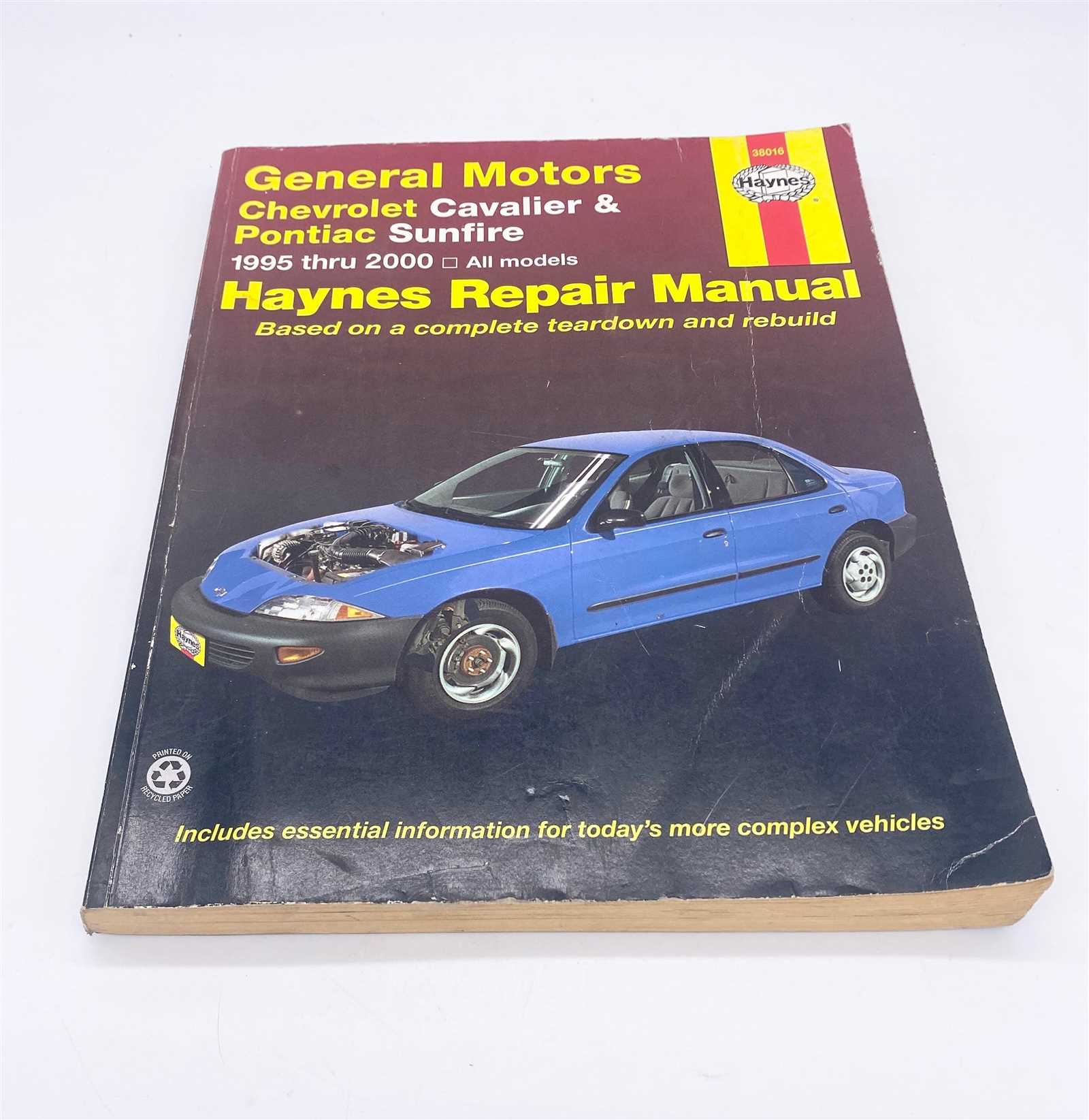 2001 pontiac sunfire repair manual