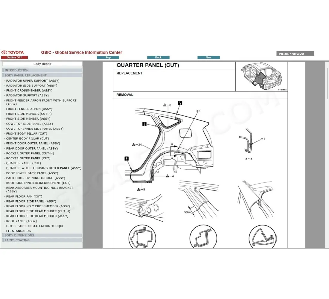 2001 prius repair manual