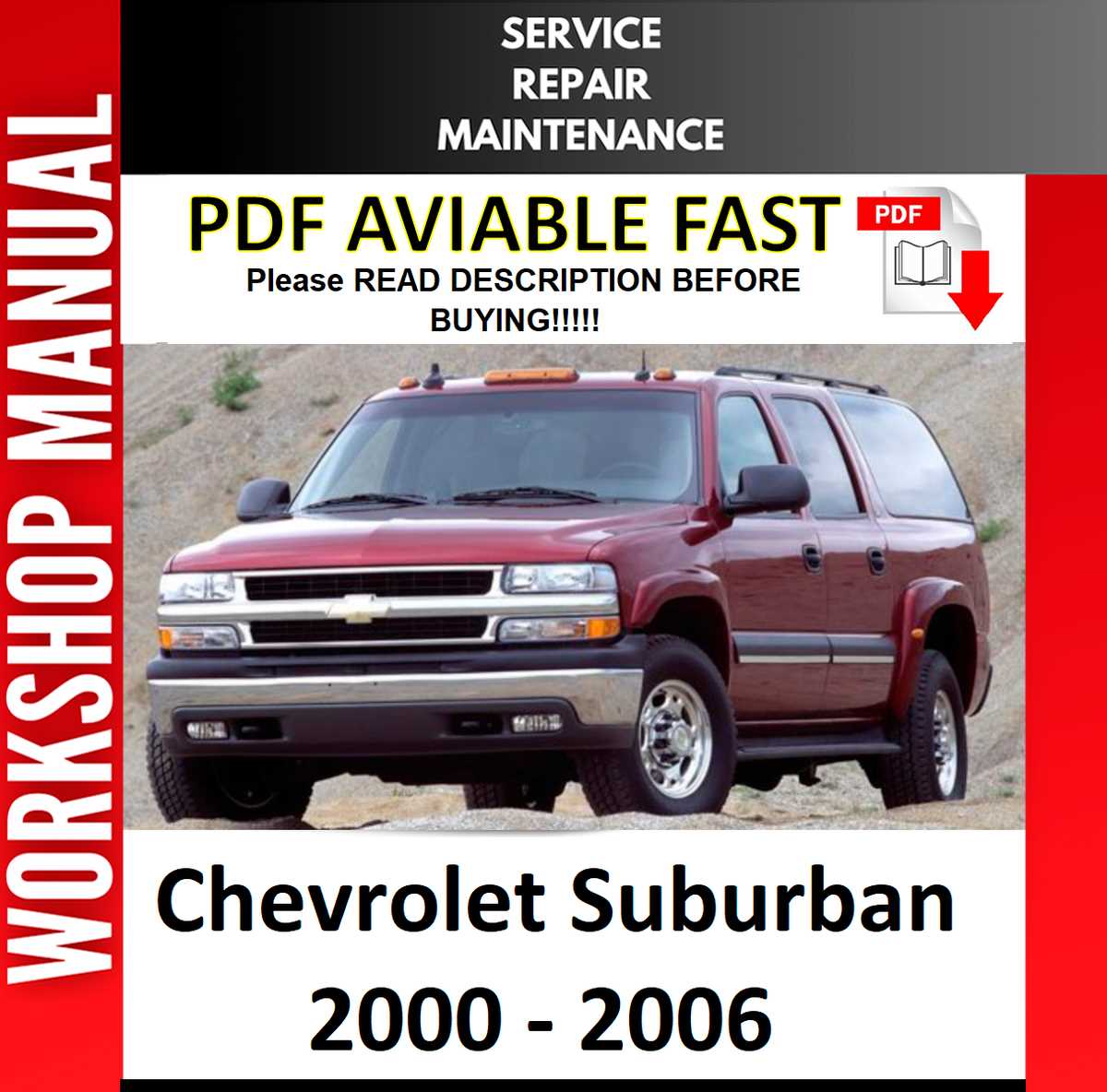 2001 suburban repair manual