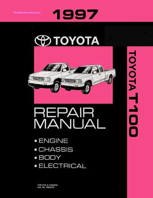 2001 tacoma repair manual