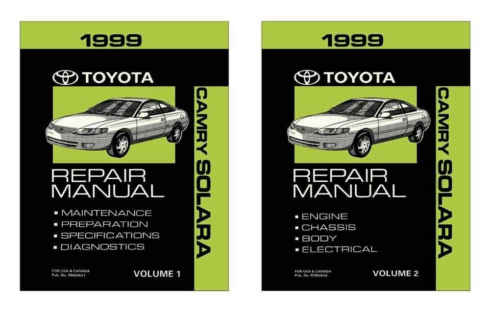 2001 toyota camry repair manual