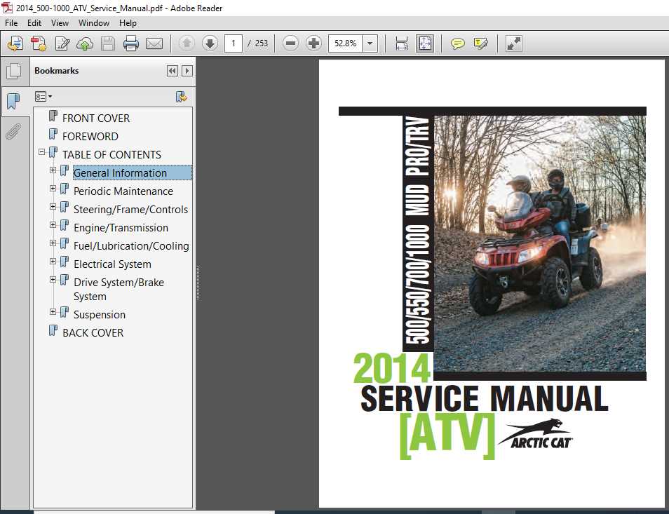 2002 arctic cat 500 4x4 repair manual