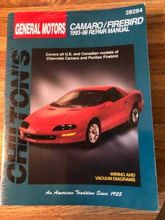 2002 camaro repair manual