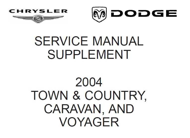 2002 chrysler town and country repair manual