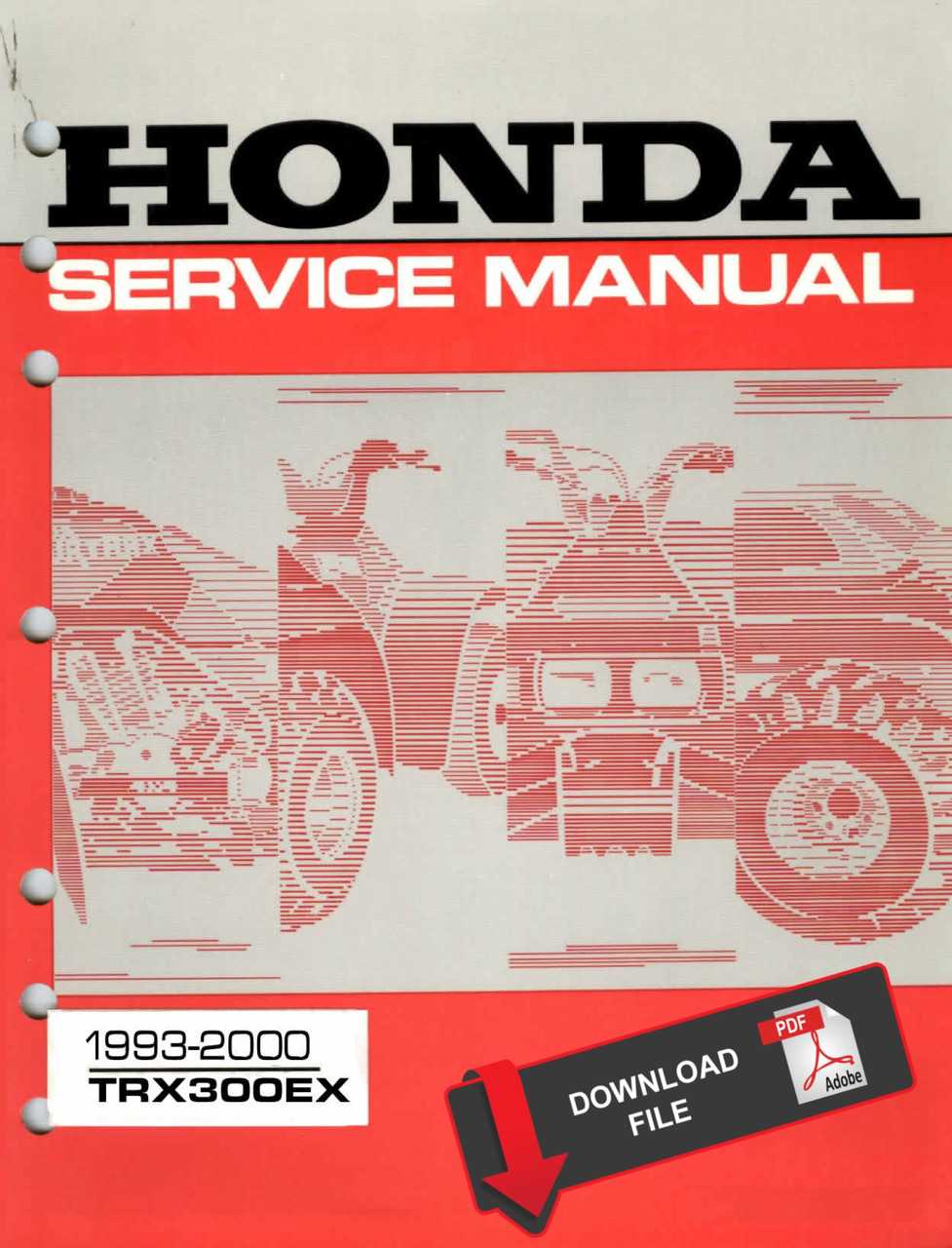 2002 honda trx300ex repair manual