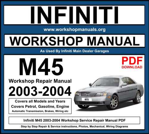 2002 infiniti q45 repair manual