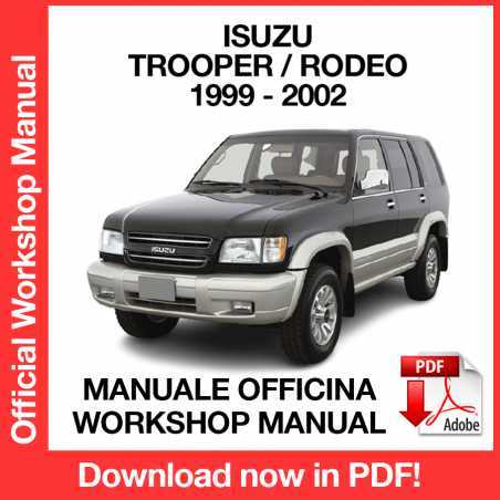 2002 isuzu trooper repair manual