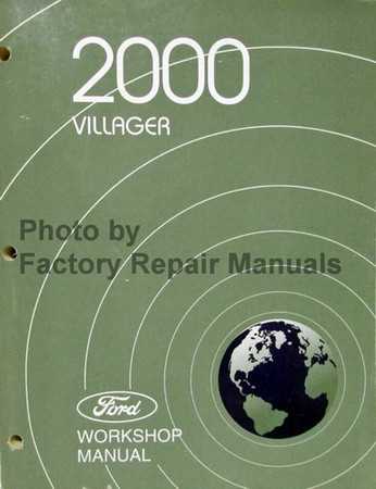 2002 mercury villager repair manual