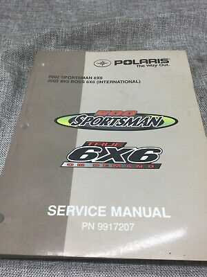 2002 polaris sportsman 500 repair manual