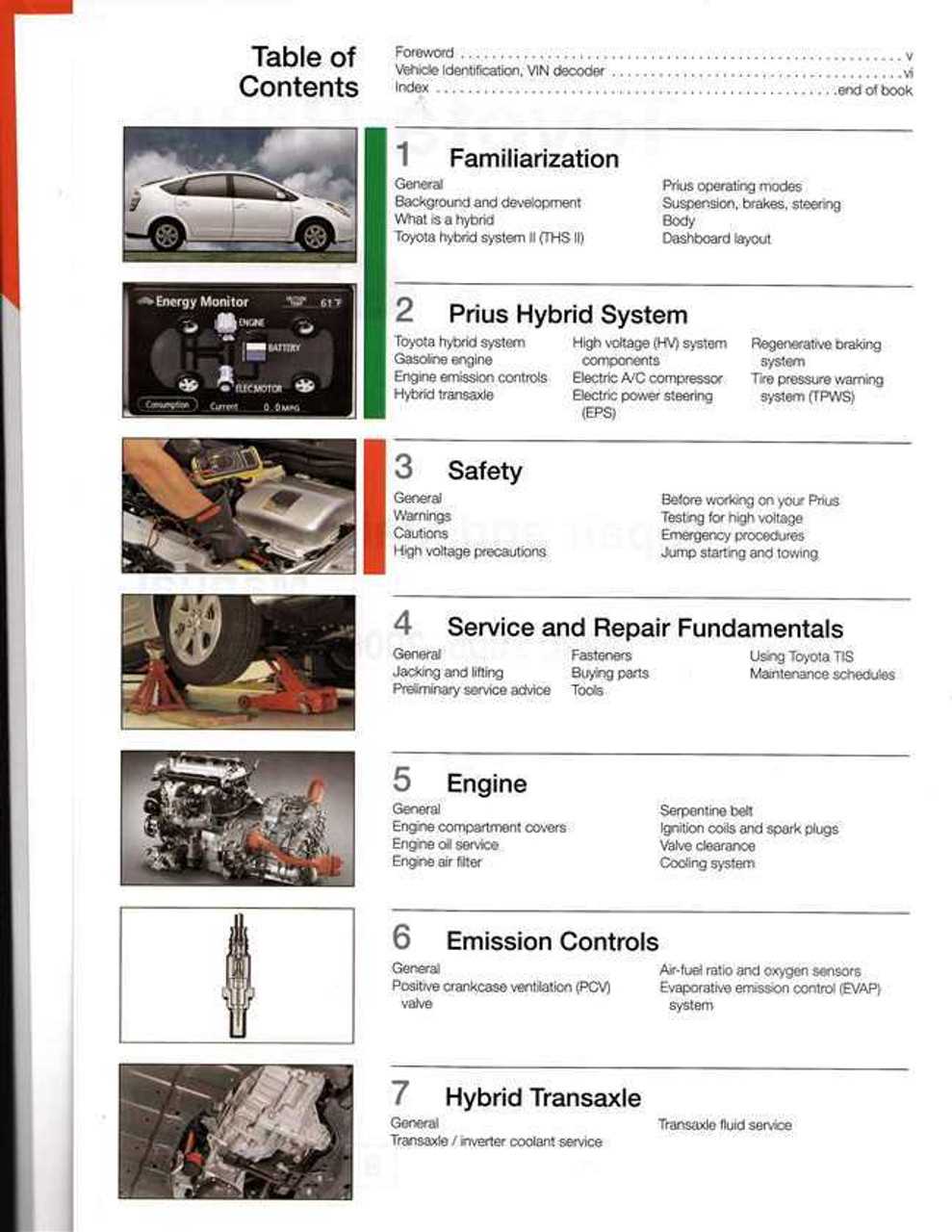 2002 toyota prius repair manual