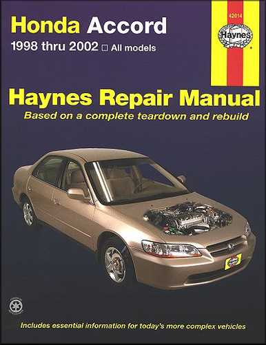 2002 accord repair manual