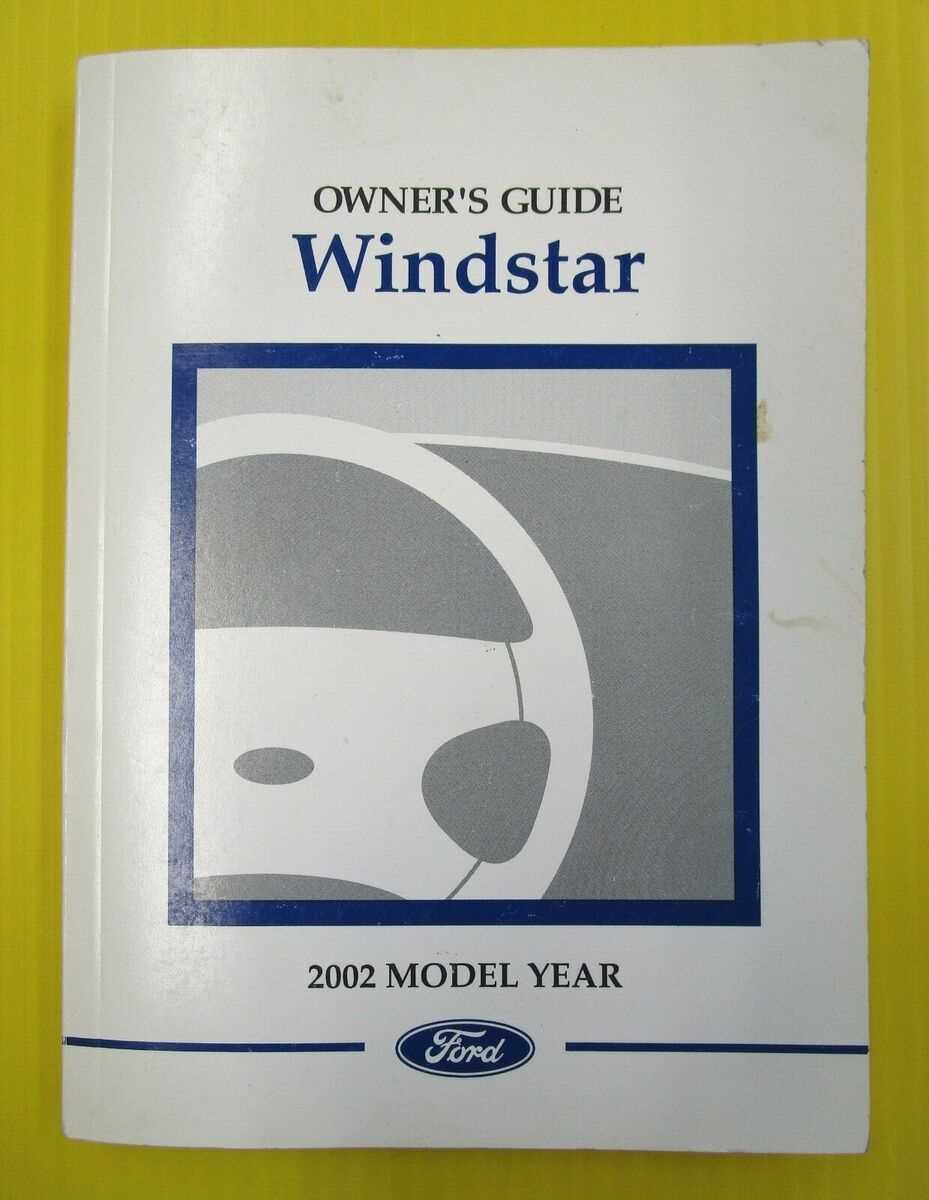 2002 ford windstar repair manual