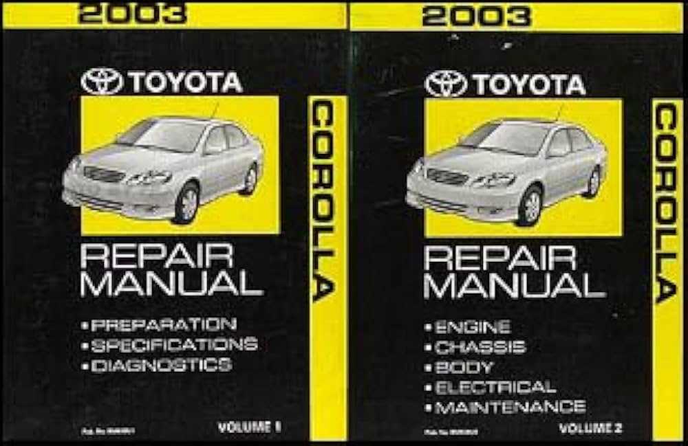 2003 corolla repair manual