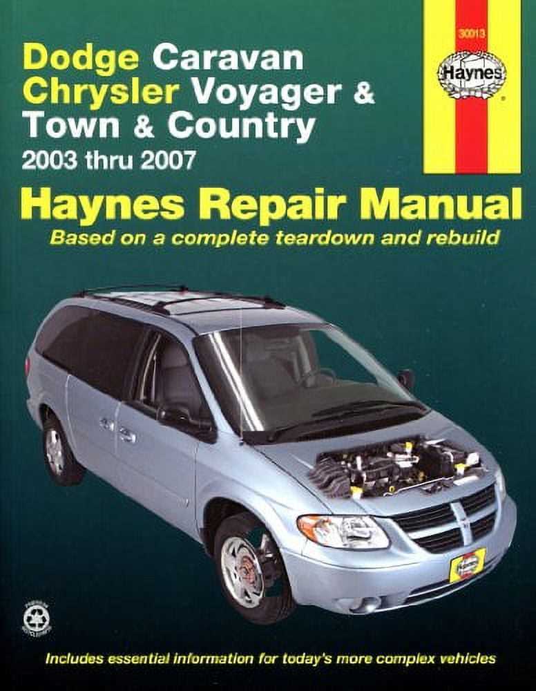 2003 dodge caravan repair manual