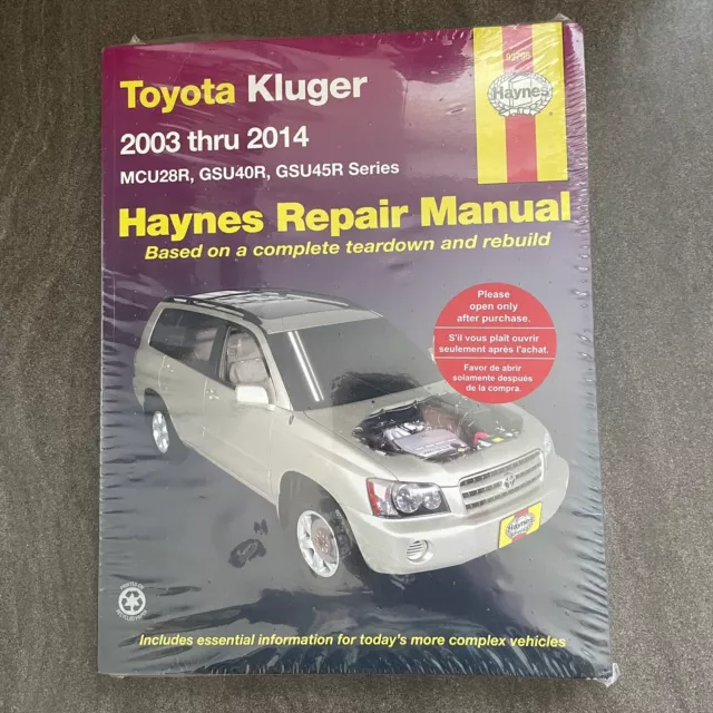 2003 highlander repair manual