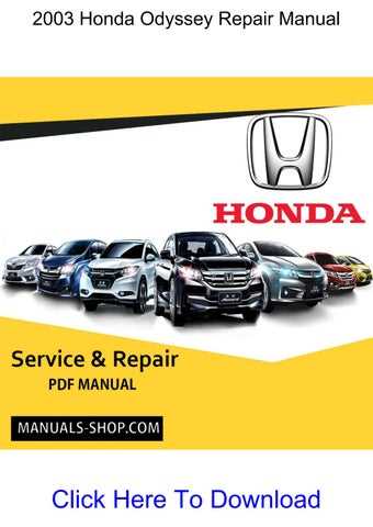 2003 honda odyssey repair manual