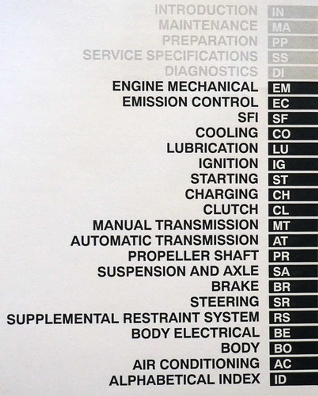 2003 lexus is300 repair manual