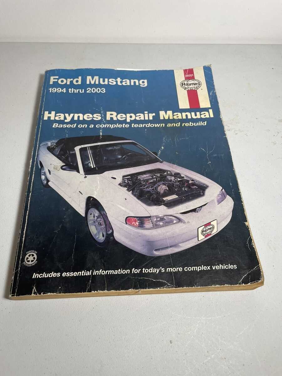 2003 mustang repair manual