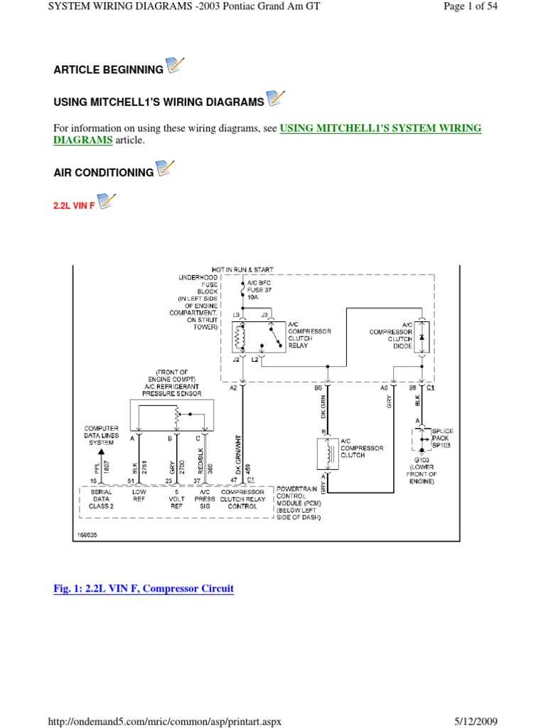 2003 pontiac grand am repair manual