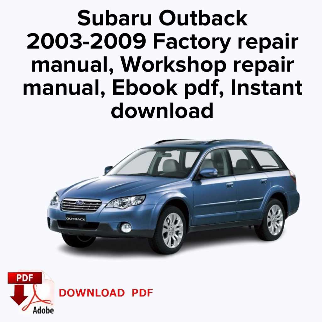 2003 subaru outback repair manual