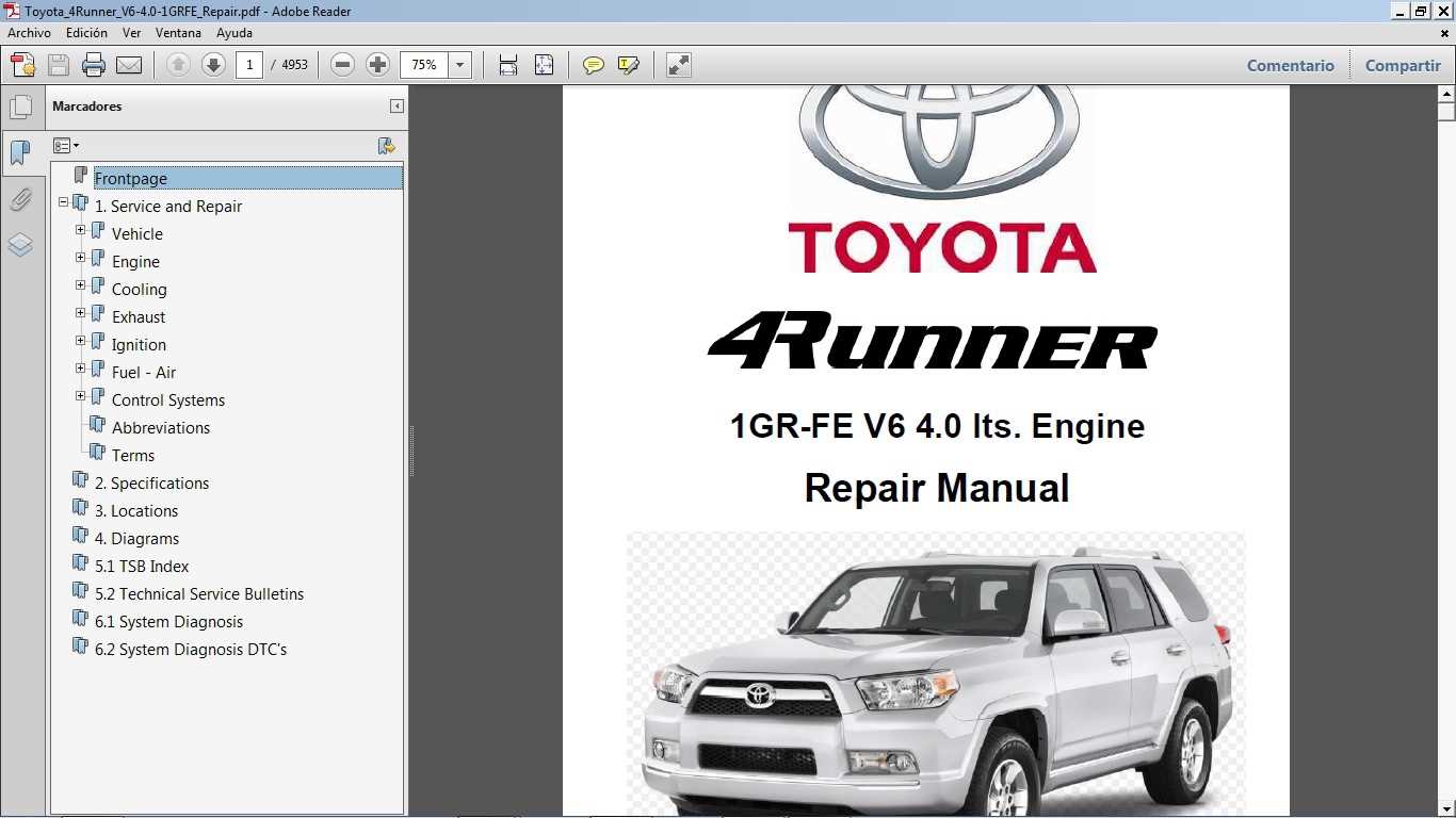 2003 toyota 4runner repair manual